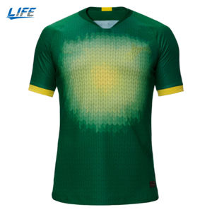 Maillot de football style stade 2026 Édition Fan d'été Respirant Anti-humidité Manches courtes Personnalisable avec badge et numéro d'équipe pour le terrain de match - Product Image 1