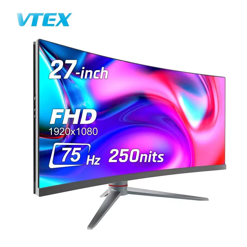 Chất lượng cao chơi game màn hình PC LED máy tính Màn hình hiển thị Máy tính để bàn 27 inch đầy đủ độ nét cao màn hình LCD cho chơi game