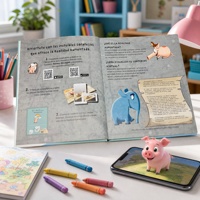 Impression de livres personnalisés à couverture rigide, livre éducatif interactif pour enfants avec kit de coloriage, vente en gros, usine OEM, FSC, faible MOQ