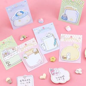Kawaii Daily Life Series <b>Memo</b> <b>Pads</b> Korean Cute Stationery Self-Adhesive Magnetic Features PET Material for Office School Use - Product Image 5