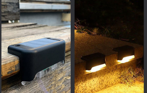 NOUVEAU <span class=keywords><strong>BAHE</strong></span> Lampes solaires LED d'extérieur IP65 pour marches d'escalier, clôture, lampes murales, lampes de route - Product Image 2