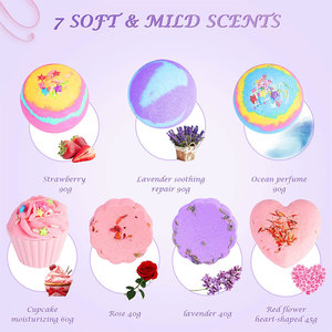 Bombes <span class=keywords><strong>de</strong></span> bain effervescentes végétaliennes personnalisées en gros, aux ingrédients naturels, ensemble <span class=keywords><strong>de</strong></span> bombes <span class=keywords><strong>de</strong></span> bain effervescentes, bombes <span class=keywords><strong>de</strong></span> bain dessert - Product Image 5