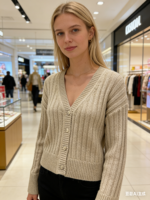 Nouveaux Cardigans et Pulls en Tricot Personnalisés pour Femmes Rowan – Qualité Supérieure OEM & ODM – Hauts en Tricot à Manches Longues – Création de Designer