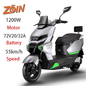 Scooter électrique 72V 1200W T12, autonomie 80-120 km, batterie au plomb-acide, vitesse maximale 55 km/h, moto électrique haute vitesse personnalisée - Product Image 1