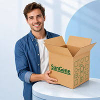 Boîtes rigides écologiques pour l'expédition de bougies en bouteilles de verre divisées, emballage robuste, 24 compartiments, carton ondulé, éponge