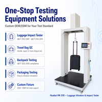 Testeur d'oscillation et d'impact pour bagages HK-510 20cpm, machine de test de secousses pour poignées de valises, idéal pour l'assurance qualité des usines de sacs de voyage et des laboratoires.