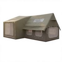 Tente de Glamping Gonflable Personnalisée OEM ODM en Gros avec Extension Latérale, 5 Brevets, Robuste Toutes Conditions Météo, Fournisseur d'Usine