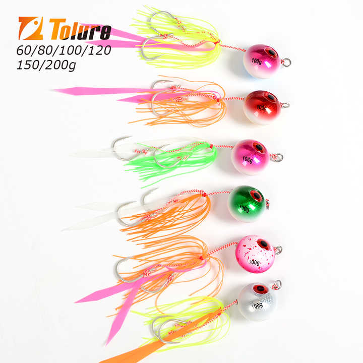 Tête Plombée Metal Inchiku 120g Black Flash – Pour Pêche Au Gros En Mer
