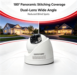 HIK DS-2CD1383G2P-LIUF/S(L)(RB) 8MP Dual Lens Stitched Wide Angle Smart Hybrid Light Fixed Turret Network <b>Camera</b> All-Round Smart - Product Image 3