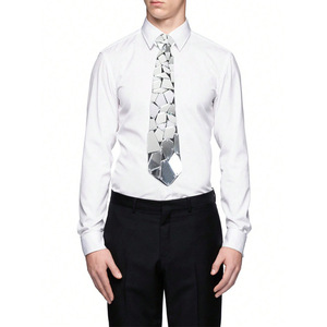 Corbata de Cristal Geométrica Colorida con Diseño Metálico, Accesorio de Moda para Adultos, Venta al Por Mayor - Product Image 2