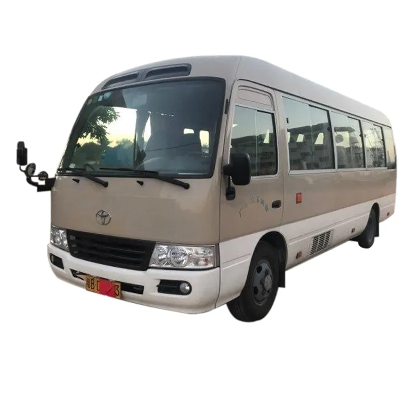 4X2 Jepang Asli Coaster Bus Euro 4 Standar Digunakan Coaster Mini Bus dengan Mesin Diesel Transmisi Manual
