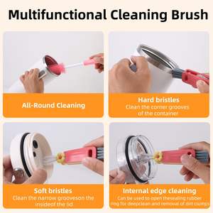 Kit de nettoyage réutilisable pour gobelets Stanley – Ensemble de brosses de nettoyage de bouteilles amélioré avec brosse pour pailles et brosse pour couvercles de gobelets - Product Image 3