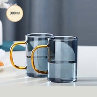 Carafe en verre épaisse et créative pour boissons froides, avec couvercle, résistante aux hautes températures, ensemble de carafes en verre