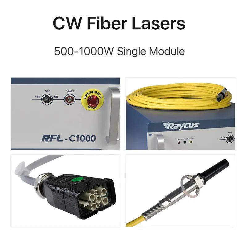 Máy phát laser sợi Laser nguồn năng lượng tối đa quang tử raycus nguồn 30W 1000W 1500W 3000W raycus sợi Laser nguồn