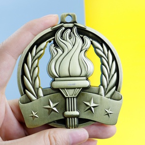 LY Wholesale 2023 เหรียญกีฬาแบบกำหนดเอง โลหะ 3 มิติ รางวัลทองคำ เหรียญเกียรติยศเปล่า ผลิตในจีน - Product Image 2