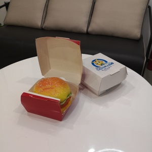 Boîte de hamburger de restauration rapide en papier kraft biodégradable à bas prix pour <span class=keywords><strong>la</strong></span> livraison au restaurant - Product Image 1
