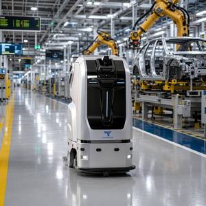 Robot Fregador de Pisos Autónomo CleanHorseTN70, Máquina de Limpieza Robótica Comercial e Industrial para Almacenes, Fábricas y Hospitales - Product Image 4