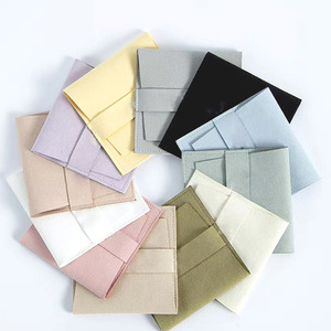 Biểu Tượng Tùy Chỉnh Sợi Nhỏ Đồ Trang Sức Pouch Phong Bì Pouch Bao Bì Túi Quà Tặng Nhung Đối Với Trang Sức Vòng Cổ Vòng Đeo Tay Bông Tai Túi - Product Image 3