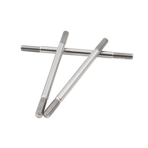 Varilla de control de máquina herramienta de operación fija extendida con doble cabezal roscado y mango roscado - Product Image 3