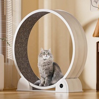 Roue d'exercice pour chat, moderne et classique, de luxe, écologique, en MDF ondulé, durée de vie plus longue pour les chats, petits animaux, remise en forme, poids