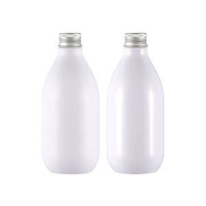 Minnie Transparent Round Shoulder <b>Plastic</b> Bottle 300ml 500ml Shampoo Conditioner Lotion Dispenser Daily Care Filling Bottles - Product Image 4