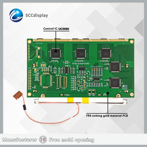 Módulo de Pantalla Gráfica Industrial 240128C-1, Proveedores de Módulos LCD DFSTN Negativos Negros con Retroiluminación LED Blanca de 5.0V/3.3V - Product Image 3