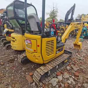 Mini pelleteuse Komatsu de 1.8 tonnes d'occasion Komatsu PC18MR petite pelleteuse japonaise en caoutchouc d'occasion Komatsu PC18 en stock - Product Image 5