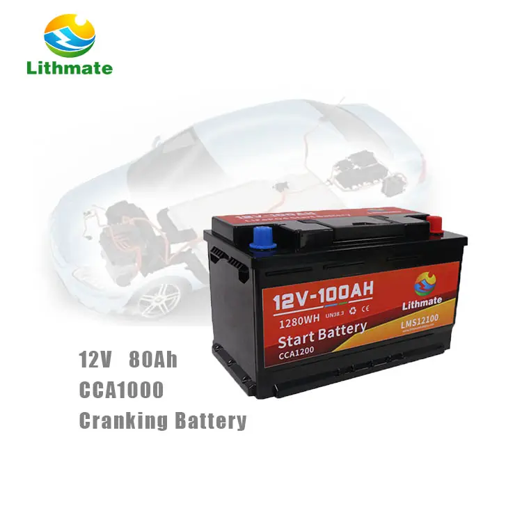 Pin LiFePO4 12V 90Ah 100Ah 120Ah Nhà Sản Xuất Pin Sạc Và Xả Mạnh Pin LiFePO4 Để Lưu Trữ Năng Lượng Mặt Trời