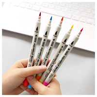 STA Professionnel Aquarelle Double Brosse Marqueurs pour Dessin 0.4mm Twin Tip Art Marker Pen