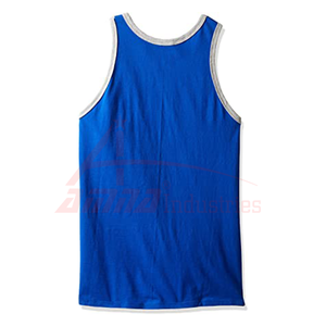 เสื้อกล้ามสำหรับผู้ชาย,เสื้อแขนกุดสำหรับใส่เล่นยิมทรงว่างเปล่าผลิตจากปากีสถาน - Product Image 5
