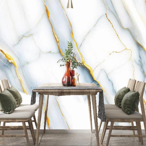 2025 New Modern Marble Design PVC PP PET Decorative Film <strong>Vinyl</strong> Lamination Wallpaper Rolls Ready To Ship - Product Image 2