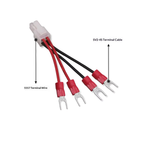 2핀 이중열 터미널 와이어 LED 라이트 보드 컴퓨터 에어컨 연결 와이어 하네스 - Product Image 2