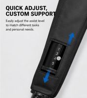 AA EXO TECH 2.5kg Exoesqueleto Industrial Ergonómico Pasivo Duradero para Miembro Superior, Soporte de Brazo para Protección contra la Fatiga en Largas Jornadas