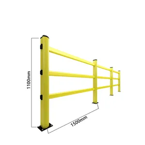 PVC Safety Gate Landschaft Zaun Kunststoff Verkehrs sperre Flexible Barriere und Schutzsystem Fußgänger leitplanke