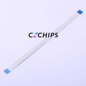 JS05A-08P-100-3-4 FFC Cable (Flexible Flat Cable) P=0.5mm Connector 8P 0.5mm 0.3mm Non-Inverting - Product Image 2