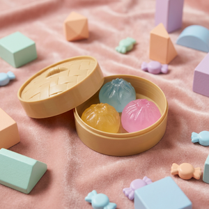 Jouet anti-stress lumineux et coloré en caoutchouc, en forme de boule de maltose, à rebond lent, pour soulager l'anxiété, mini-jouet pour enfants - Product Image 5