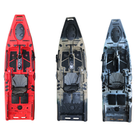 Kayak de pêche électrique à pédales Viking ORCA-II pour une personne avec propulsion par hélice, matériau PE, garantie de 3 ans