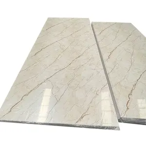 Alta qualità 3d Design Pvc marmo foglio di marmo pannello alternativo fogli Uv