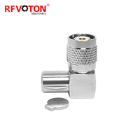 Connecteurs RF, Connecteurs Coaxiaux TRIAX Triaxiaux, Prise Mâle TNC à Angle Droit (RA) pour Câble Jumper TRX316 TRX178 1553B