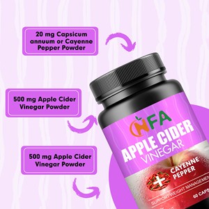 OEM ODM Apple Cider Vinegar Capsules may help Stimulate Digestive Enzymes for Optimal Gut Comfort Dietary <b>Supplement</b> - Product Image 4