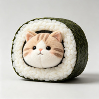 Peluche kawaii en forme de nourriture : hamburger, sushi, beignet, pizza, glace, gâteau, jouet en peluche pour enfant, cadeau pour enfant