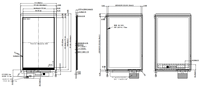 7 Zoll CTP-Display 1200*1920 FHD Bildschirm 16:10 IPS-Display TFT LCD-Module mit 40-Pin MIPI-Schnittstelle 750 Nits Hohe Helligkeit