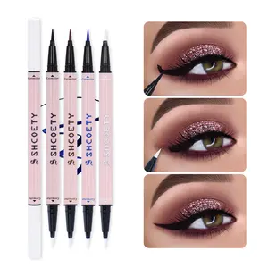 All'ingrosso due eyeliner liquido ultra-fine clip facile da disegnare eyeliner impermeabile e resistente al sudore di lunga durata