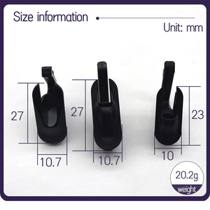 Pasacables Interno para <span class=keywords><strong>Bicicleta</strong></span>, Tapón Ovalado para Orificio de Cuadro, 24*8.5mm, Guía de Cable de Plástico para <span class=keywords><strong>Bicicleta</strong></span> de Montaña - Product Image 2