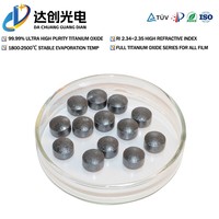 Granulés de TiO2 de qualité industrielle 99,99 % haute pureté pour machine de revêtement sous vide de bureau, loisirs créatifs et laboratoires de R&D