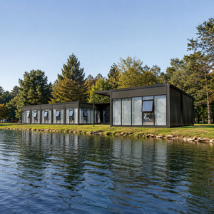 Casa Contenedor Modular Prefabricada Moderna, <span class=keywords><strong>Centro</strong></span> de Recepción para Campamentos con Comedor y Área de Ocio - Product Image 1