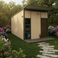 Boxspace Populaire Maison Conteneur Mobile à Deux Chambres en Structure Acier, Prête à Habiter