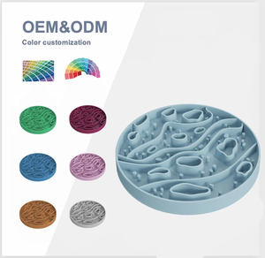 Mangeoire lente en silicone écologique 2 en 1 tapis à lécher pour chien bol <span class=keywords><strong>Mars</strong></span> bols de nourriture pour animaux de compagnie bol pour chien mangeoire lente - Product Image 6