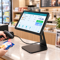 PC Panel Industri All-in-One 10.1 11.6 Inch Layar Sentuh Mesin Kasir Desktop Printer Opsional Retail untuk POS