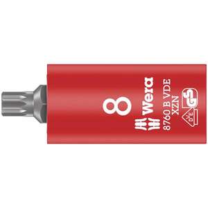 Wera-05004940001 3/8 ''VDE xzn บิตซ็อกเก็ตหุ้มฉนวนสำหรับซ็อกเก็ตหลายจุด - Product Image 1